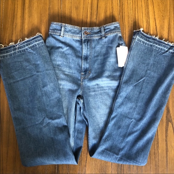 We The Free High rise flare jeans raw hem - Picture 6 of 8